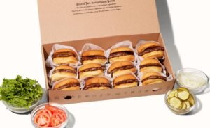 Hamburger box 12 servings