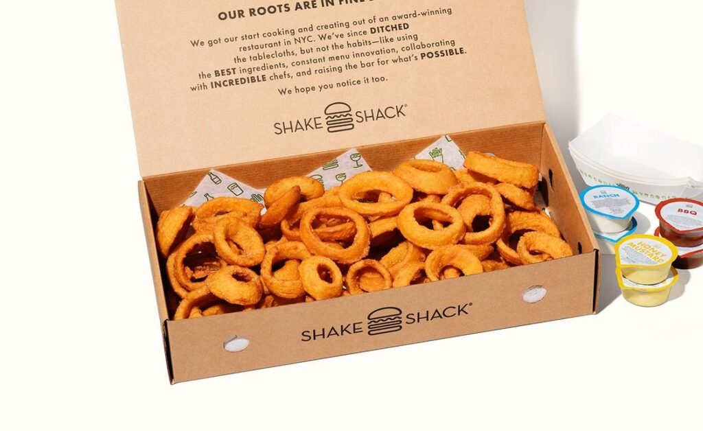 Onion rings box 6 servings
